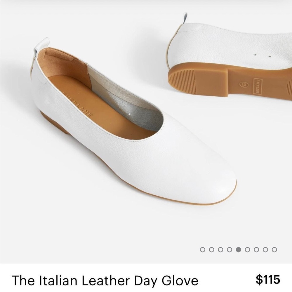 Everlane Day Glove White Flats